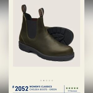 Blundstone Women’s Classic Chelsea Boots Green - Size 8